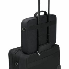 DICOTA D31686 Maletín para Portátil 15.6 pulgadas (39.6 cm) Negro de Poliéster con Asa y Tirante para Hombro