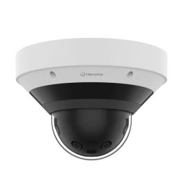 Hanwha Cámara IP multisensor 8M 4K AI 2.8mm (x4) antivandálica IR20 WDR IK10 IP66 NEMA Wisenet P. Analítica de vídeo AI.