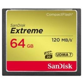 Sandisk Tarjeta Memoria Flash Extreme 64 GB CompactFlash UDMA 7, Lectura 120 MB/s, Escritura 85 MB/s Precio: 78.49999993. SKU: B1K8QH84H6