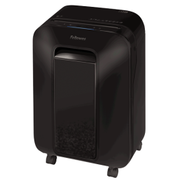 Fellowes 5502201 Destructora LX-200 Minicorte Negra, Trituración 4x12mm, 12 Hojas, 22L