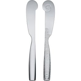 Alessi Dressed Cuchillo para Mantequilla Acero Inoxidable 18/10 MW03/37 - Juego de 6 - Diseño Marcel Wanders Precio: 54.49999962. SKU: B1D8SZQ8WJ