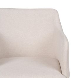 Silla Crema Tejido-Metal Salón 51 X 55 X 77 cm