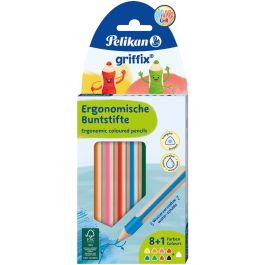 Pelikan BSDg/wv/9 Lápices de Colores Acuarelables griffix 8+1 Unidades, Colores Surtidos, Estuche Plegable FSC Precio: 24.50000014. SKU: B1CHDPAK3Q