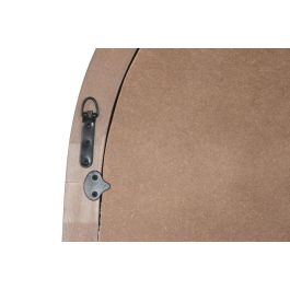 DKD Home Decor Espejo de Pared Cottage Marrón Oscuro con Diseño Ventana, 160x90x3.5 cm, Marco MDF y Cristal