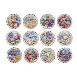 DKD Home Decor Posavasos Atlantico Multicolor Dolomite Corcho 10.8 x 0.7 x 10.8 cm (72 Unidades) Precio: 153.58999964. SKU: B15JC6JJN8