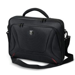 Port Designs 160512, Bolsa para portátil Courchevel Clamshell, 15,6 pulgadas, Negro
