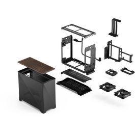 Fractal Design FRA7340172705833 Caja PC Era 2 Charcoal m-ITX con 2 ventiladores 120mm, USB3.1 Tipo C, tarjeta elevadora PCIe 4.0