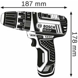 Bosch Professional Taladro-destornillador de impacto GSB 12V-15, sin batería - 06019B6901