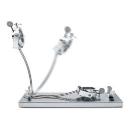 3 Claveles Jamonero Giratorio Acero Inoxidable Alta Calidad 39 x 50 x 16,5 cm