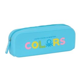 Estuche Escolar Benetton Spring Azul cielo 18.5 x 7.5 x 5.5 cm