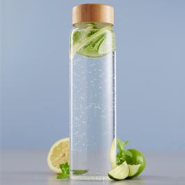 Day Botella 1 L Vidrio Borosilicado y Bambú