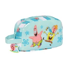 Portameriendas Térmico Spongebob Stay positive Azul Blanco (21.5 x 12 x 6.5 cm) Precio: 8.49999953. SKU: S4306517