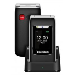 Teléfono Móvil para Mayores Sunstech CELT23BK Negro 128 GB 2,4"