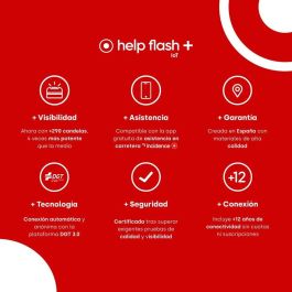 Help Flash Baliza V16 Homologada Conectada Geolocalizable DGT 3.0 IoT+ Emergencia