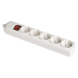 Base bipolar 5 tomas con t/tl 10/16 a 250 v blanco + interruptor luminoso. Precio: 9.5000004. SKU: B1GASSVX53