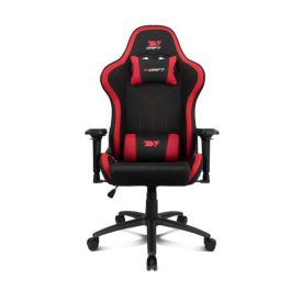 Drift Silla para videojuegos DR110BR Butaca para jugar Asiento acolchado Reposabrazos 4D Negro, Rojo