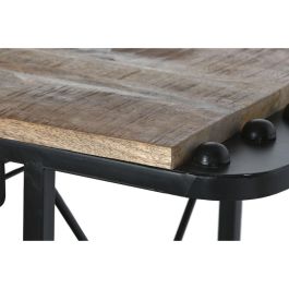 Consola Home ESPRIT Marrón Negro Madera Metal 191 x 58 x 96 cm