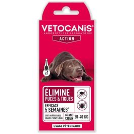 Pipeta de Fipronil Spot-on VETOCANIS - Control de pulgas y garrapatas - Para perros grandes