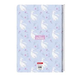 Cuaderno Espiral Safta Folio 80 H 60 gr Cuadro 4 mm Tapa Extradura Frozen Ii Memories