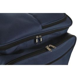 Bolsa DKD Home Decor Azul Marino 23 x 29 x 43 cm Set de 19