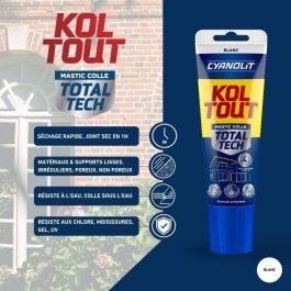 Cyanolit AUC3045203003011 Pegamento Fijador y Sellador Total Tech, Tubo 125 ml, Alta Resistencia, Ultraversátil