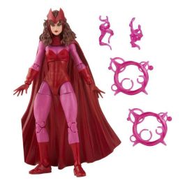 HASBRO Scarlet Witch Retro Marvel Legends 15cm Figura articulada con accesorios