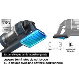 SAMSUNG Bespoke Jet Plus Pet VS20B95823W - Aspirador Escoba + Estación de Limpieza 2.0 - 580 W - 210 AW SAMSUNG Bespoke Jet Plus Pet VS20B95823W - Aspirador Escoba + Estación de Limpieza 2.0 - 580 W - 210 AW