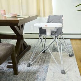Bright Starts BRI0074451998810 Pop N Dine - Trona de Bebé Plegable, Portátil y Ligera para Viaje, Fácil de Limpiar con Bolsa de Transporte