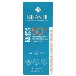 Rilastil DERMAPROTECT Fotoprotector Ultraligero SPF50+ 50 ml - Protección UVA/UVB, Resistente al Agua