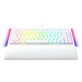 Razer RZ03-05001700-R3M1 BlackWidow V4 Teclado Mecánico para Gaming - 75% Retroiluminado USB-C, Switch Razer Mecánico, Blanco (USA)