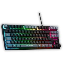 Teclado para juegos - The G-Lab - KEYZ CAESIUM - RGB - Negro y gris - TKL