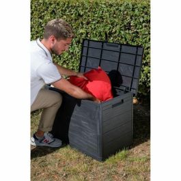 Toomax TOO8009371018630 Caja de Almacenamiento de Resina Woody's 160 Litros Gris 77,5x44,5x52,7 cm