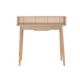 Escritorio DKD Home Decor Natural Ratán Madera de Paulonia (100 x 45 x 92 cm)