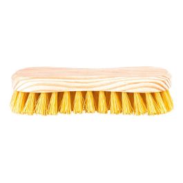 Universal Cepillo de mano de madera con fibras de polipropileno para limpieza en seco y mojado de superficies duras incrustadas