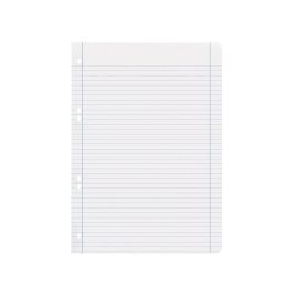 Recambio Liderpapel A5 100 H 100 gr-M2 Horizontal Doble Margen 6 Taladros