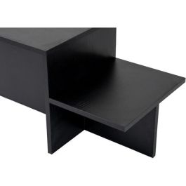 Harmony Mesa de centro Rectangular Negra 80 x 40 x 40 cm