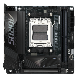 GIGABYTE B850I AORUS PRO Placa Base - Compatible con procesadores AMD Ryzen Serie 9000, VRM digital de 8+2+1 fases, hasta 8400MHz DDR5 (OC), 1xPCIe 5.0 + 1xPCIe 4.0 M.2, 2.5LAN, WiFi 7, USB 3.2 Gen 2