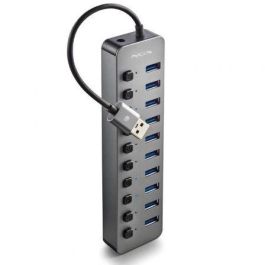 NGS IHUB10 Hub USB de 10 Puertos USB 3.0, 10xUSB 3.0, 5Gbps, Compatible PC/MAC, Gris Precio: 32.49999984. SKU: B1D35GRTWK