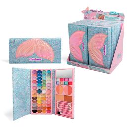 Martinelia 85440 Cartera Maquillaje Mermaid Dreams Let's Be Mermaids 52 Sombras, 8 Lip Glosses, 6 Rubores/Bronceadores, 4 Aplicadores, 2 Brochas