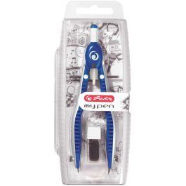 Herlitz my.pen Zirkel Azul-Blanco