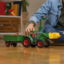 Schleich 42608 Tractor con remolque - Gama Farm World