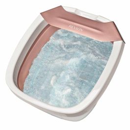 Revlon RVFB7034E Thalasso Baño de pies plegable, Calentador de agua, Burbujas, Masaje Acupresión, Aceites Esenciales, Silencioso