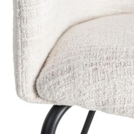 Silla Crema Tejido-Metal Salón 61 X 56 X 77,50 cm