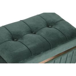 DKD Home Decor Descalzadora Negro Verde 70 x 43 x 40 cm Set de 3