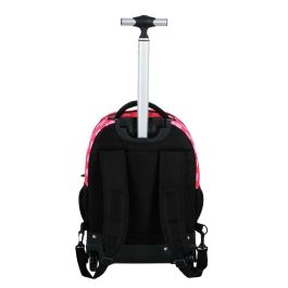 Disney Minnie Mouse Mochila Trolley GTS FAN Class Rosa con Ruedas, Compartimentos Múltiples y Bolsillo Acolchado Disney Minnie Mouse Mochila Trolley GTS FAN Class Rosa con Ruedas, Compartimentos Múltiples y Bolsillo Acolchado