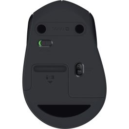 Logitech M280 Ratón Inalámbrico RF Negro para PC, Diseño Ergonómico Asimétrico, Rueda Ancha, Batería 18 Meses