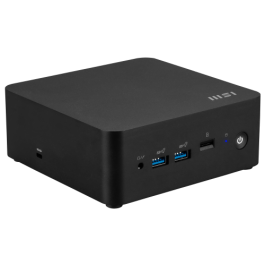 MSI 936-B0B111-238 Cubi NUC 1MG-238BEU Mini PC Barebone Intel Core 5 120U, DDR5 hasta 64GB, Wi-Fi 6E, Negro