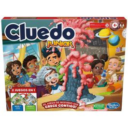 Hasbro Games F6419 Cluedo Junior Juego de Misterio 2 en 1: Misterio del Patio de Recreo y Laboratorio, evolutivo para niños +4 años