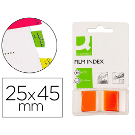 Q-connect Banderitas Separadoras Naranjas Dispensador 50 Unidades 45 x 25 mm Precio: 1.79000019. SKU: B1CS8Z6DGZ