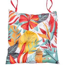 Home Deco Factory Cojín de Silla Hidrófugo 40x40 cm Poliéster Colección Paradis Exotiqu